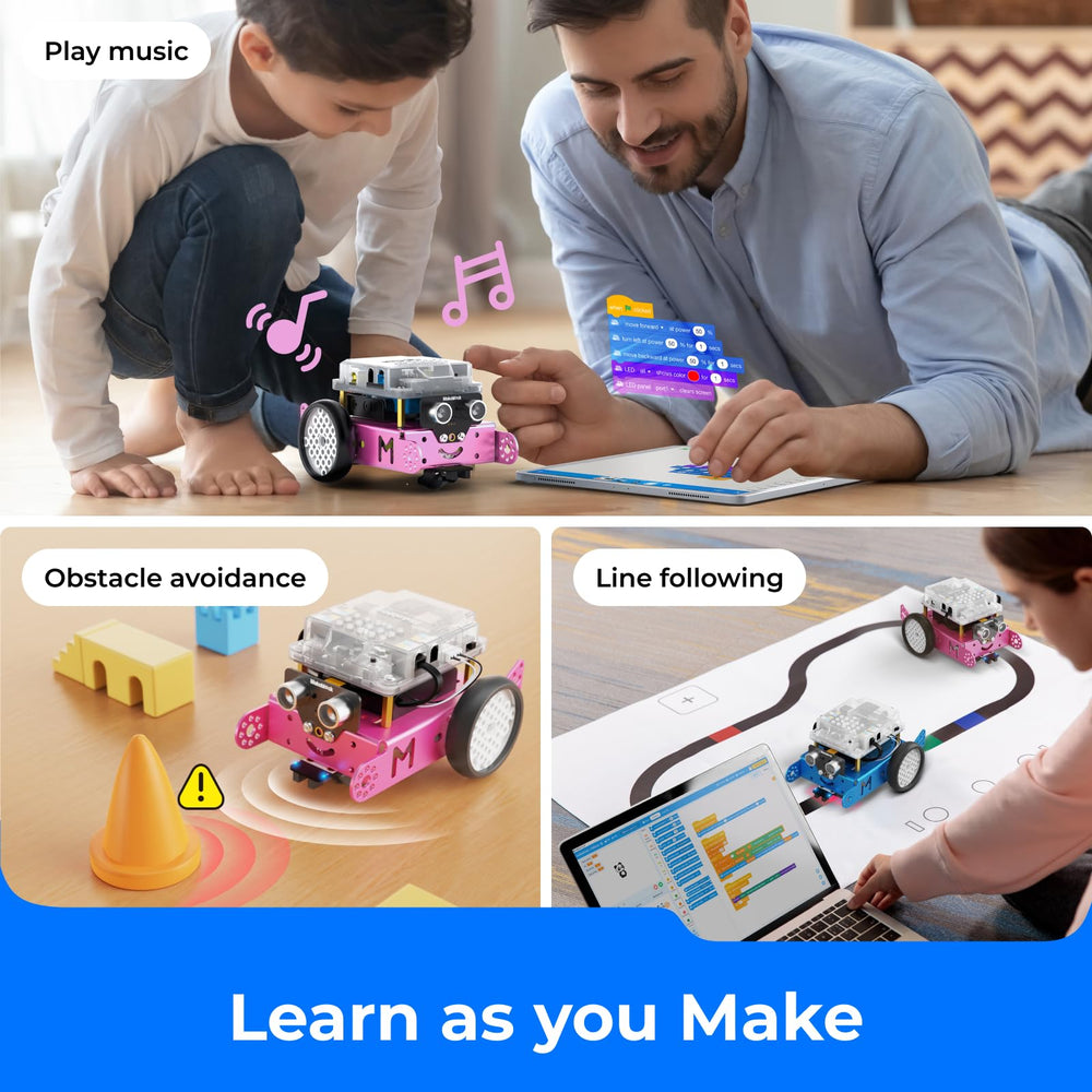 Makeblock mBot add-on-packs: expand creativity with many modules and parts.