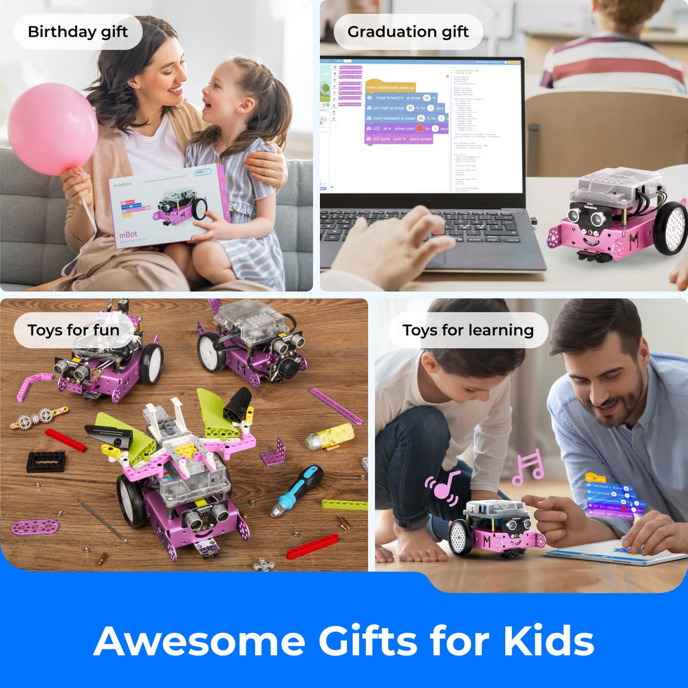 Makeblock mBot gift-idea: a thoughtful STEM gift inspiring curiosity in kids.
