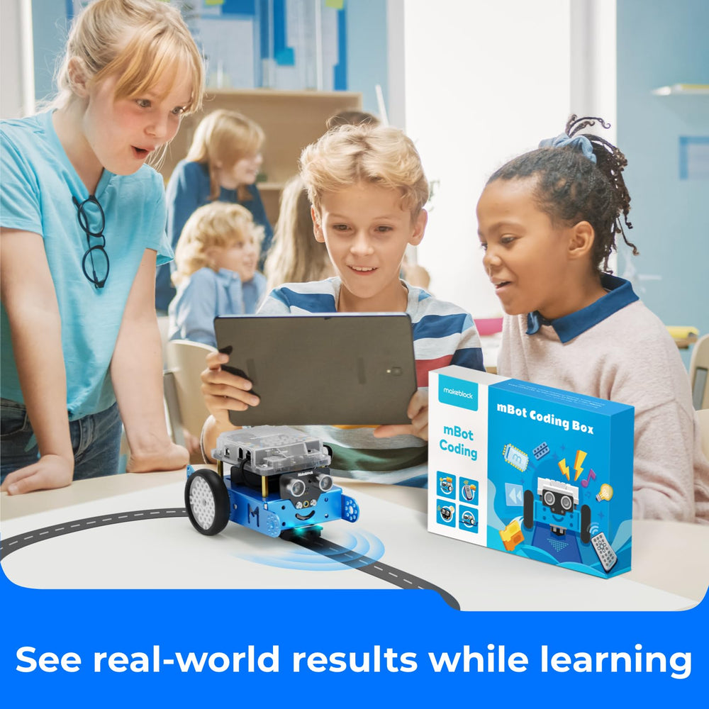 Makeblock mBot remote-control mode offers hands-on coding and play