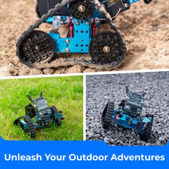 Makeblock mBot2 Rover expression function, customizable mood during play.