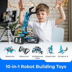 Makeblock remote-control tank model for engaging coding play