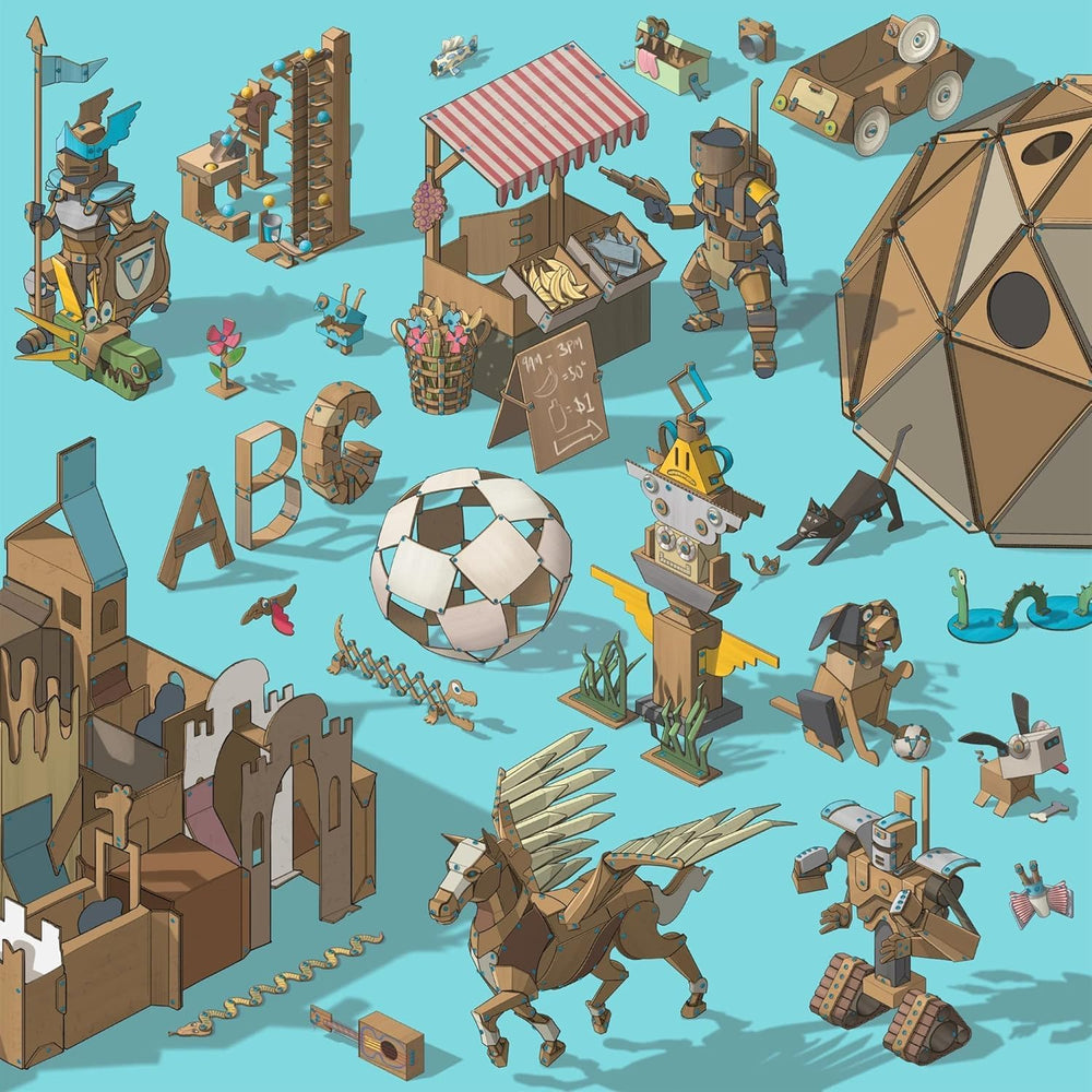 Makedo Create reusable toolkit reduces waste while expanding imagination.