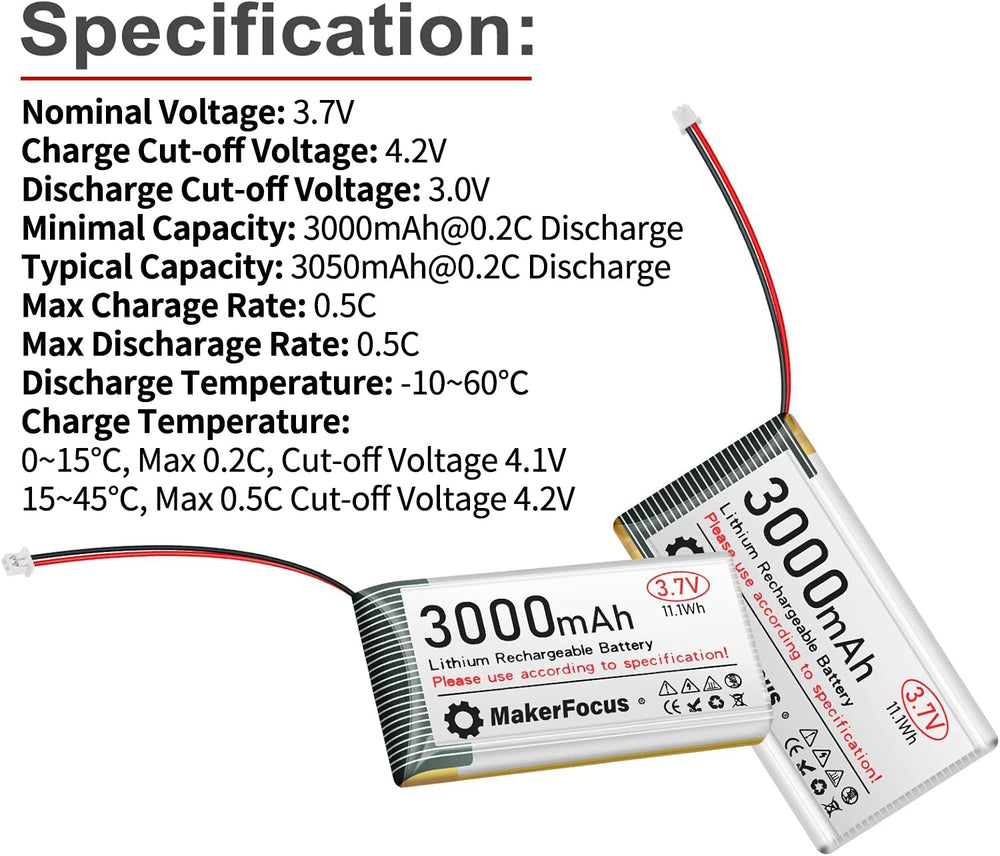 MakerFocus protection board close-up highlights safety features for LiPo packs