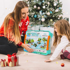Gift-ready packaging for a STEM toy designed for ages 6-14.