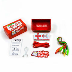Makey Makey STEM Kit contents reveal components for creative engineering
