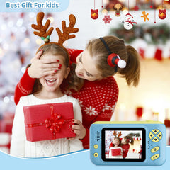 Makolle Kids Camera comes with neck strap and tripod for stable shots