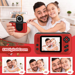 Makolle camera includes 32GB SD card for quick storage.