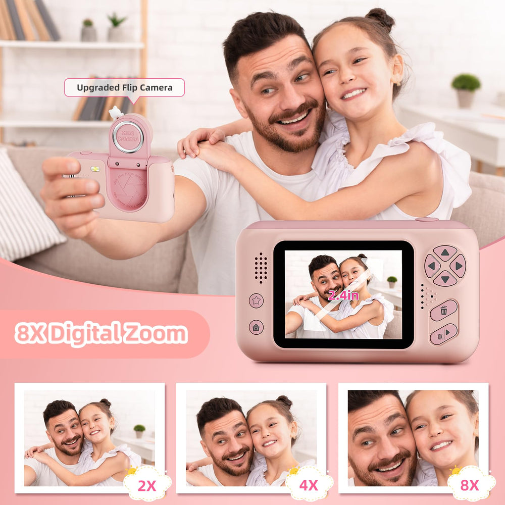 Makolle Upgrade Kids Selfie Camera durable soft-shell protects little hands during play.