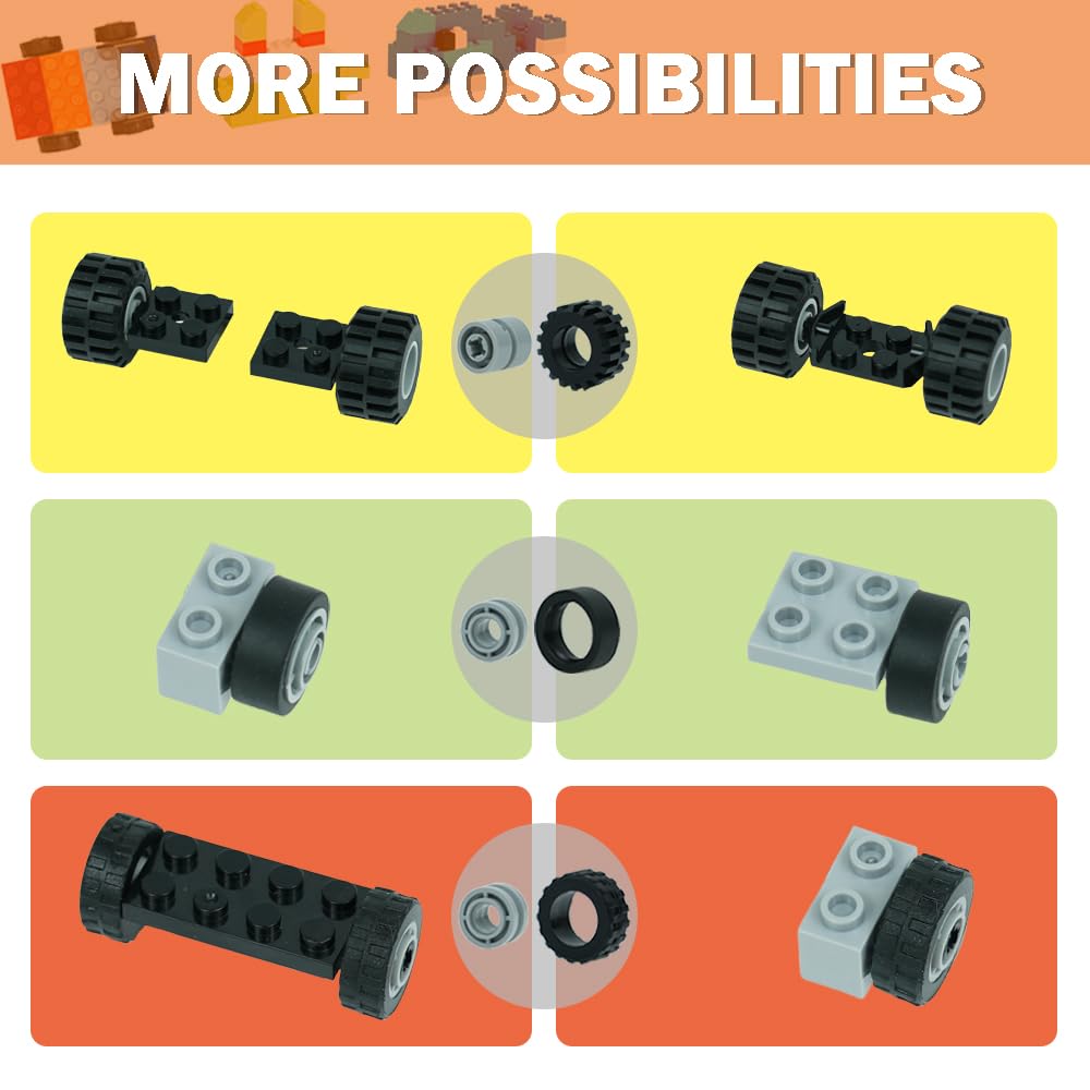 MALEKO car-parts bulk bricks support imaginative builds and expandable projects.