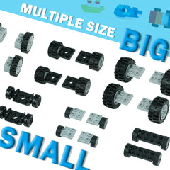 MALEKO tires and rims offer diverse sizing for customizable vehicle designs.