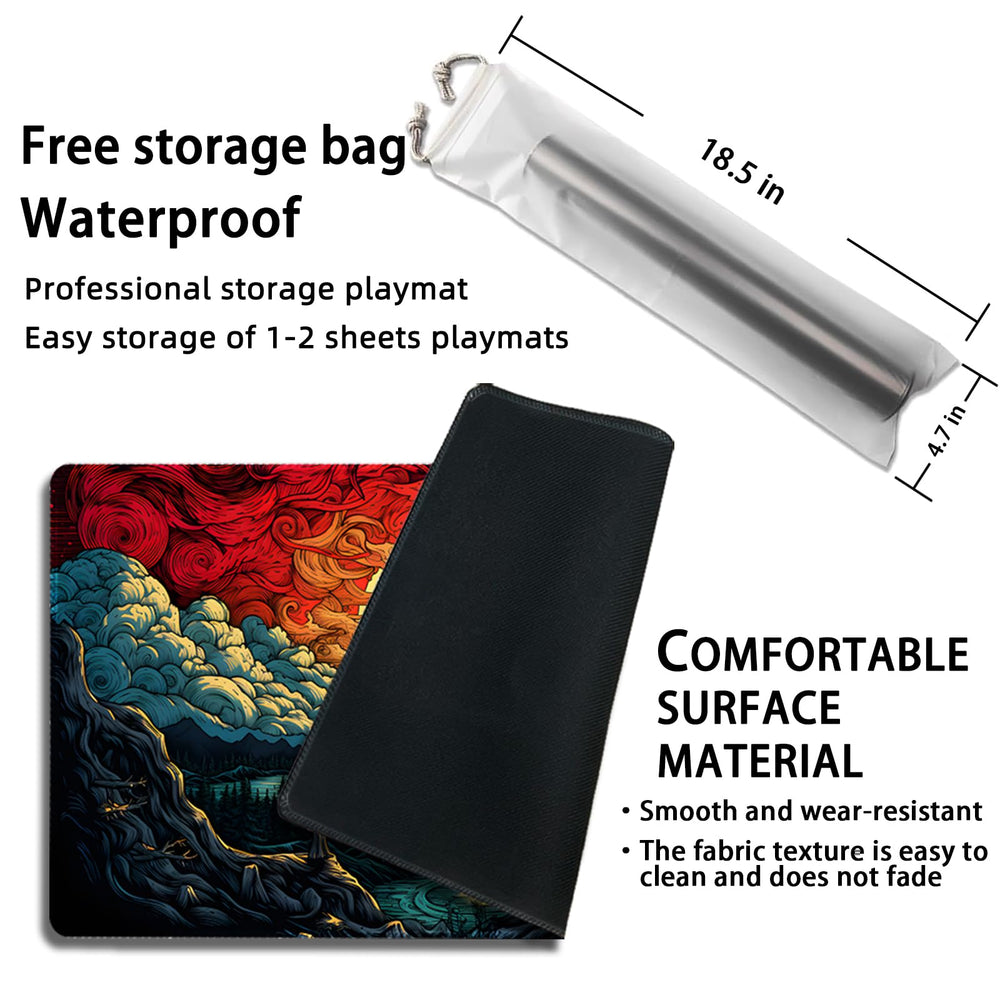 Malqiqi Playmat roll-up storage bag for easy transport
