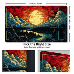Malqiqi Playmat roll-up storage bag for easy transport.