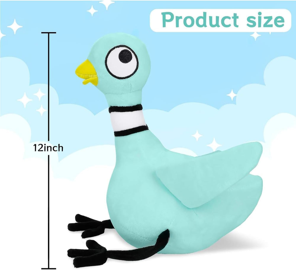 Malvjun pigeon plush doubles as a comforting pillow.