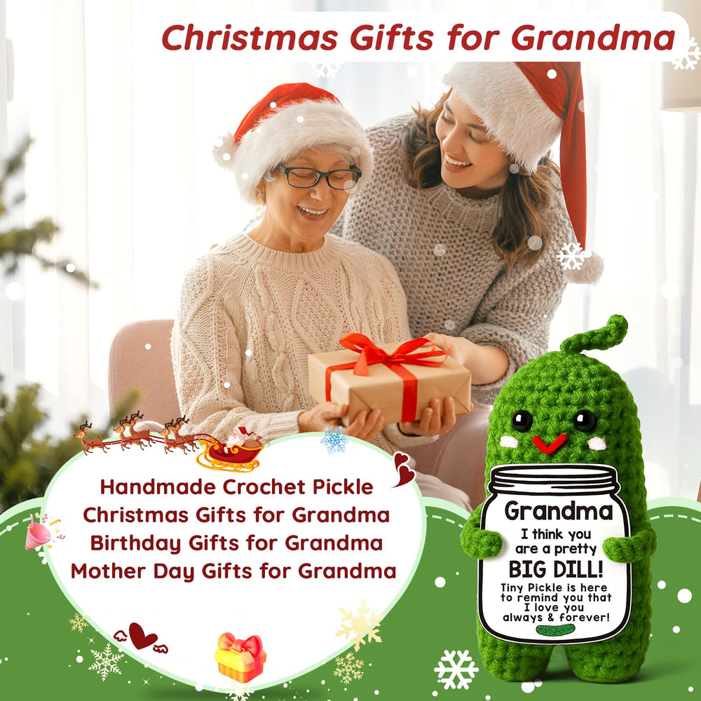 MAMAGIFTREE close-up of the big dill message on the plush