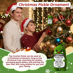 MAMAGIFTREE car-friendly desk decor pickle adds playful charm on the go.