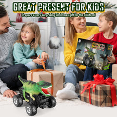 Manercey RC car green durable shell withstands rough handling.