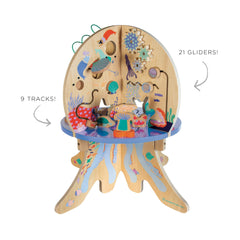 Manhattan Toy Deep Sea Adventure: sea creature gliders encourage visual tracking and imaginative play.