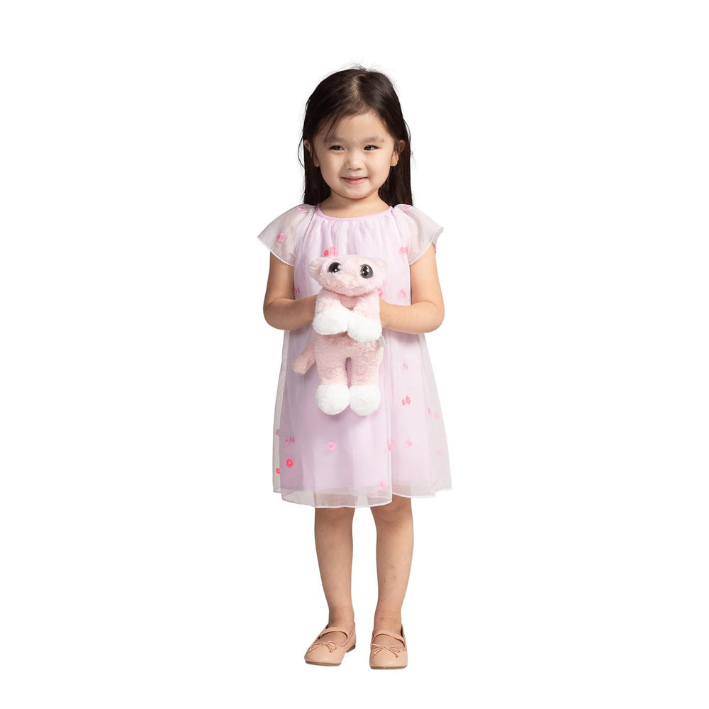 Perfect bedtime snuggle companion for soft, reassuring moments.