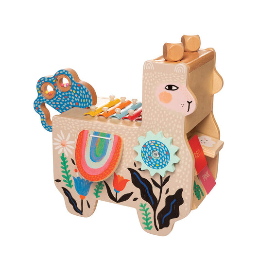 Manhattan Toy Musical Lili Llama 5-bar xylophone for toddlers rhythm exploration