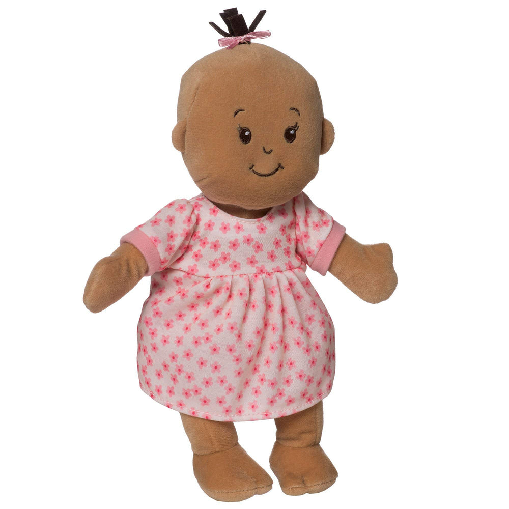 Manhattan Toy Wee Baby Stella face close-up with embroidered features