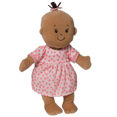 Manhattan Toy Wee Baby Stella face close-up with embroidered features