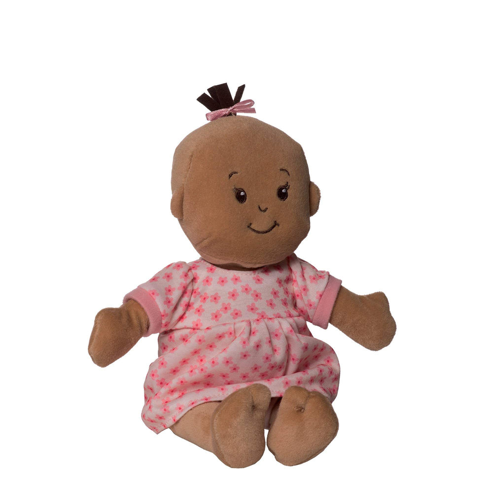 Manhattan Toy Wee Baby Stella beige pacifier magnetically attaches for soothing moments