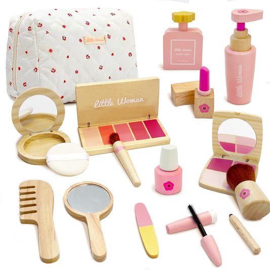 ManManLine wooden makeup palette for imaginative play and color exploration.