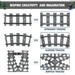 Mannidoo curved tracks enable versatile routing options for layouts