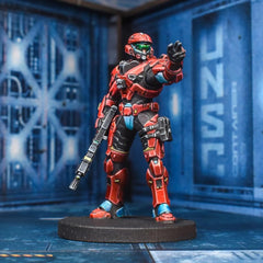 Setup-ready Halo: Flashpoint box content on a clean play surface.