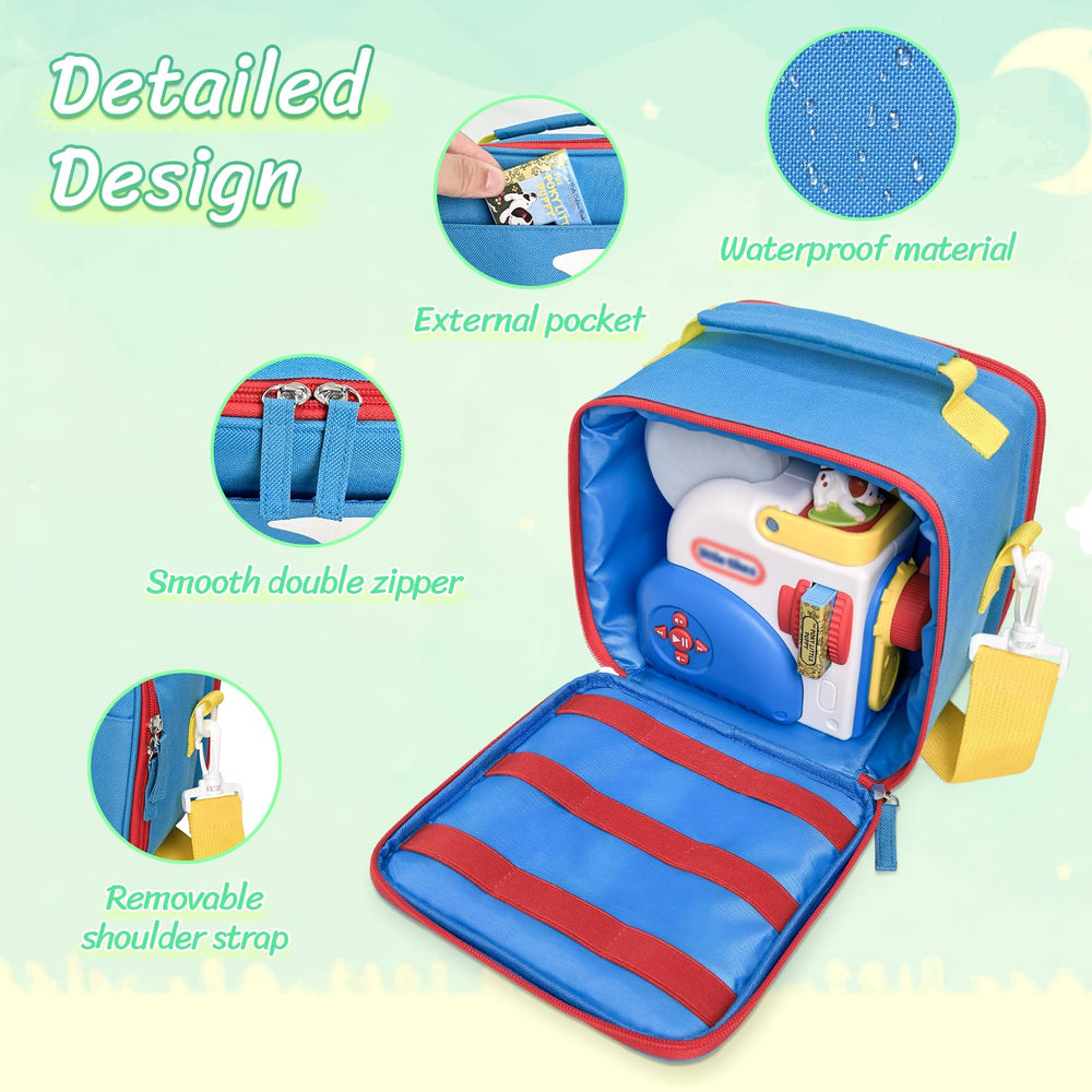 Mao Yeye splash-proof coating shields contents from rain or dust during trips.