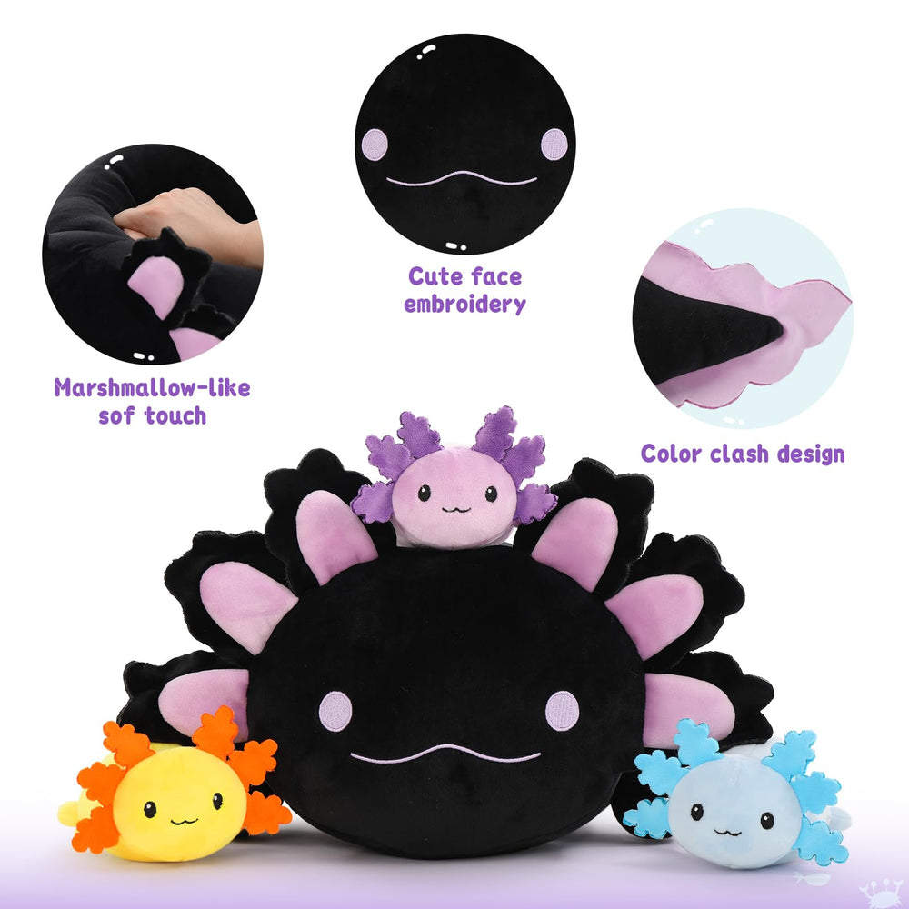 MaoGoLan axolotl family play set—encourages pretend play and storytelling.