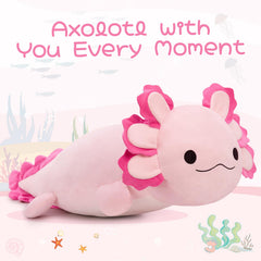 MaoGoLan giant axolotl plush for kids and adults alike