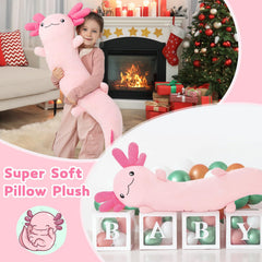 MaoGoLan axolotl plush makes a festive holiday gift.