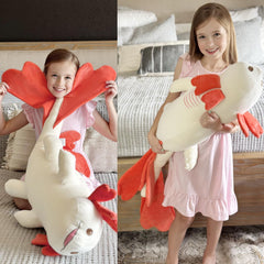MaoGoLan pink axolotl plush long body designed for hugging
