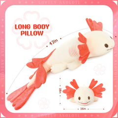 MaoGoLan axolotl plush suitable for bed, sofa, and desk