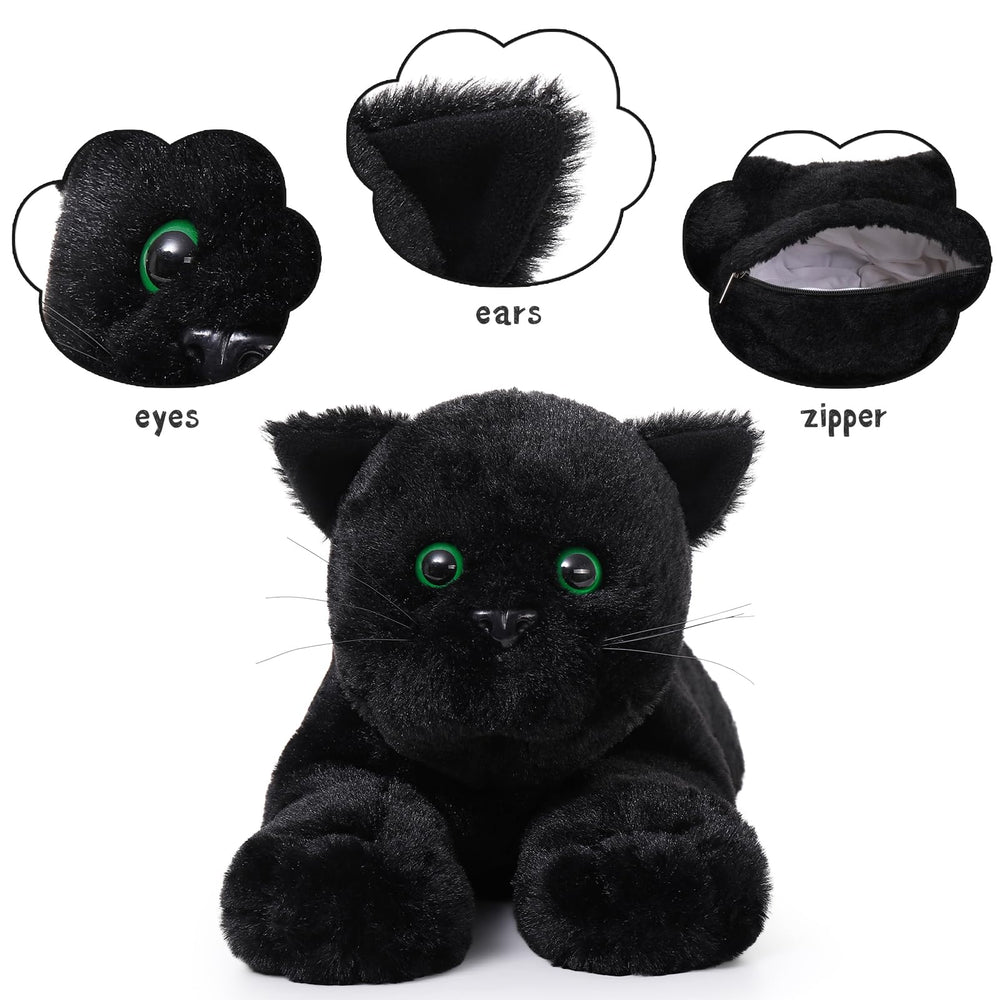 MaoGoLan black cat plush packaging, ready as a gift.