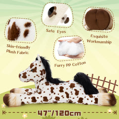 MaoGoLan cozy naptime pillow horse as decorative and comforting accessory