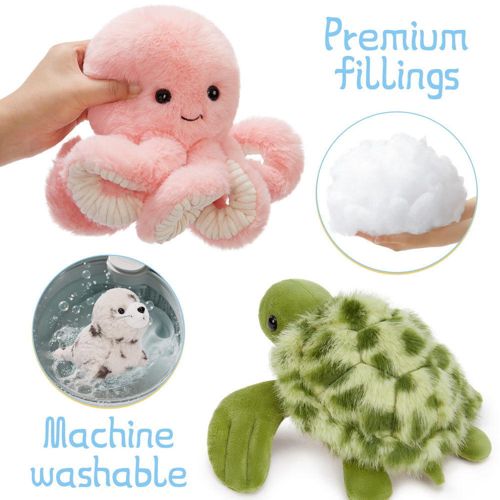 MaoGoLan dolphin plush, bright hues spark storytelling moments.
