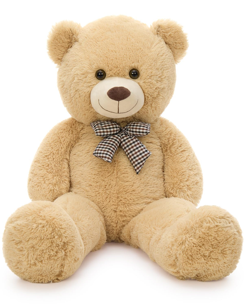 MaoGoLan Giant Teddy Bear 39-inch close-up fur highlights ultra-soft cuddle comfort.