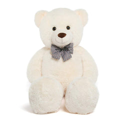 MaoGoLan giant teddy bear 39-inch beige plush inviting and charming
