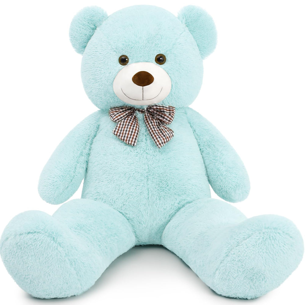 Maogolan mint green giant teddy bear, 47 inches, ideal for dramatic gift moments.