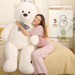MaoGoLan giant teddy bear smiling face adds adorable charm to any room.
