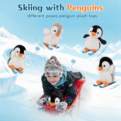 MaoGoLan penguin plush sitting pose inspires classroom storytelling.