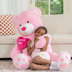 Maogolan pink plush fur close-up shows ultra-soft texture
