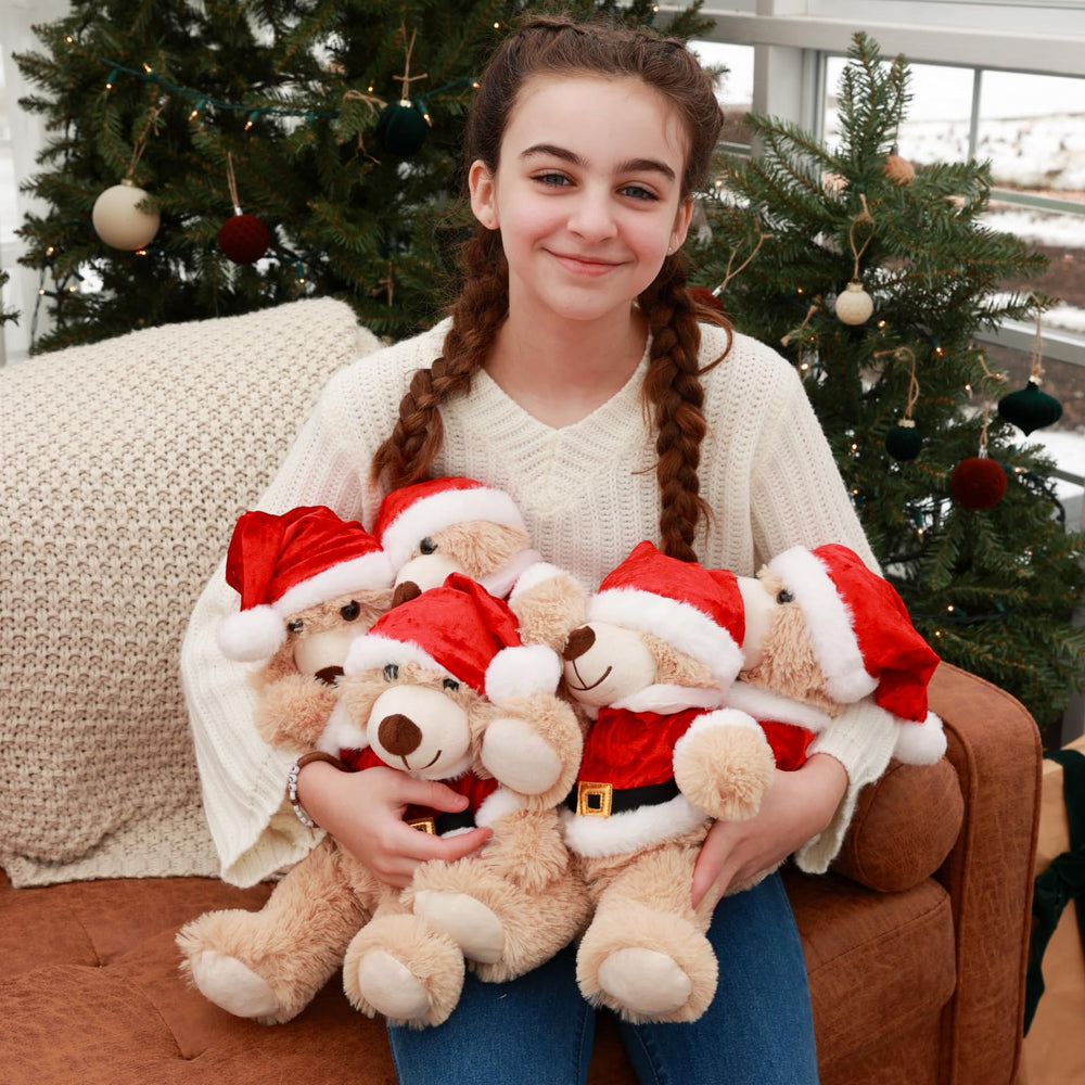 MaoGoLan removable Santa coat shown with plush for quick dress-up