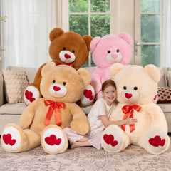MaoGoLan teddy bear heart nose detail, a cuddly companion for cozy moments.