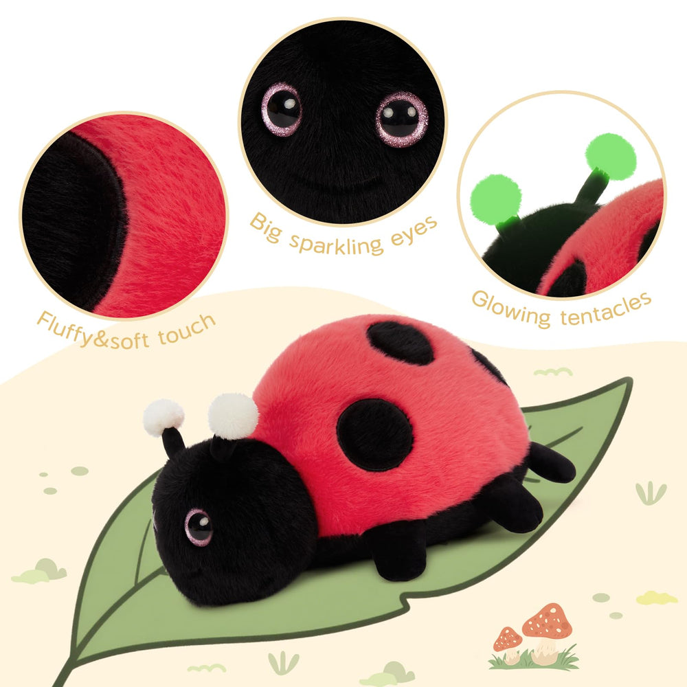 MaoGoLan versatile decor for baby showers and party favors with ladybug plush.