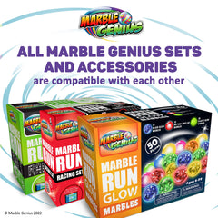 Marble Genius durable plastic glow marbles withstand active play sessions