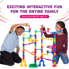 Marble Genius Easy Assembly durable pieces highlights simple snap-together construction.