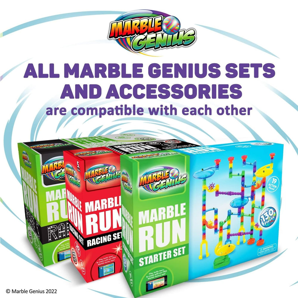 Marble Genius suits ages 4-8 for early STEM exploration.